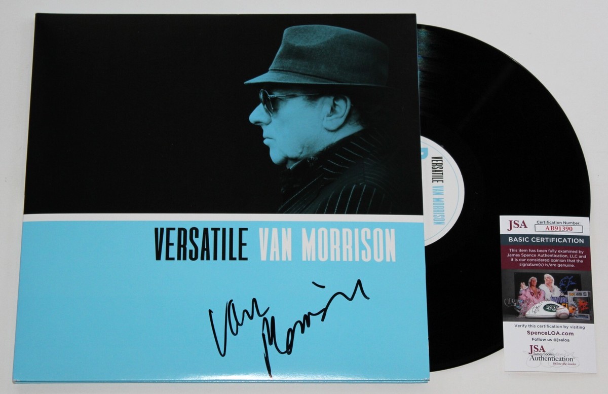 VAN MORRISON SIGNED VERSATILE LP VINYL RECORD ALBUM AUTOGRAPHED