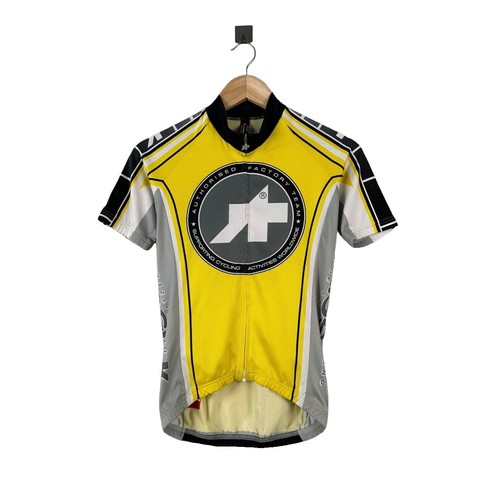 Assos SS Equipe Evo8 Jersey Men's XXL XLG Yellow Slim Fit Racing