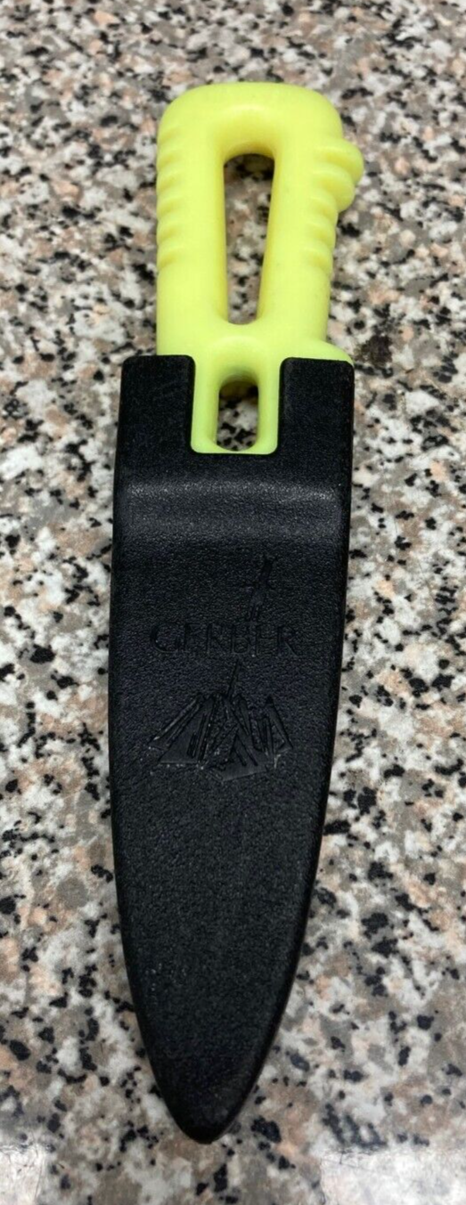 Gerber River Shorty Knife Diving Kayaking Stainless Fixed Blade Italy