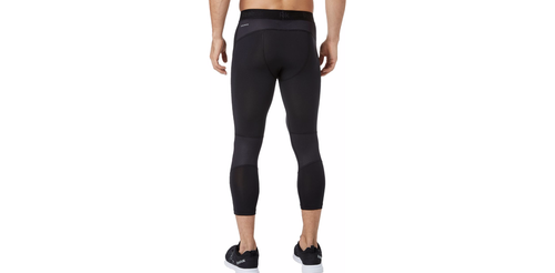 Reebok Men's Printed 3/4 Length Compression Tights White & Caviar Sm MMA17502 J - Picture 2 of 9