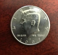 2007-P Kennedy Half Dollar.