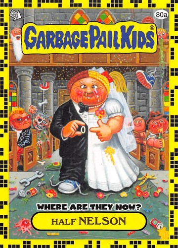 GARBAGE PAIL KIDS 2011 FLASHBACK SERIES 2 PICK-A-CARD YELLOW BASE STICKERS TOPPS - Picture 318 of 321