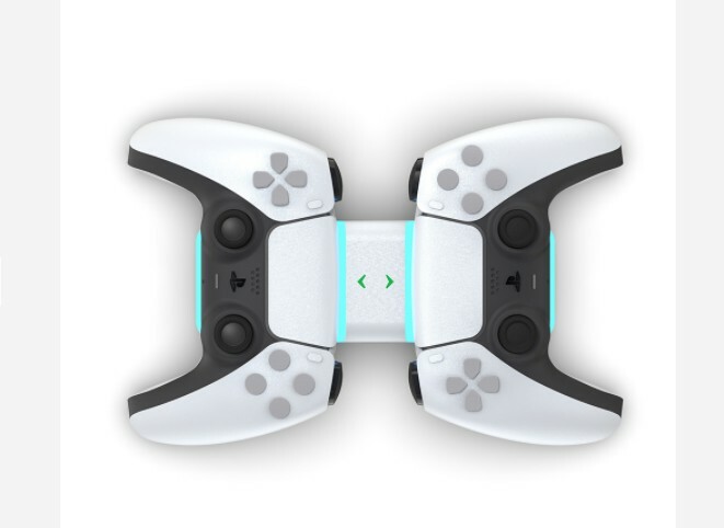 PS5 Dual Controller Charging Dock with LED Indicators and USB Port-image