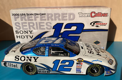 Ryan Newman 2006 Signed 1/24 Team Calibur Diecast #12 Sony Dodge