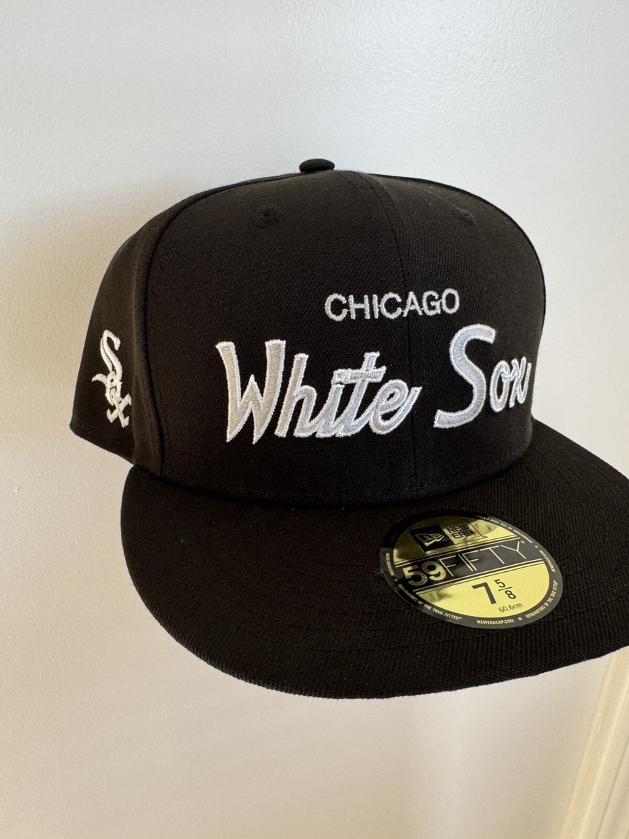 NEW ERA 59FIFTY CHICAGO WHITE SOX FITTED HAT SIZE 5/8 HAT CLUB