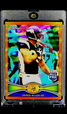 2012 Topps Chrome All Pro Orange Refractor #154 Jared Allen *Good Looking Card*