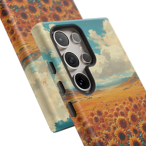 Phone Case for iPhone, Pixel, Galaxy - Sunflower Field Floral Sky Flower Cover - Picture 96 of 191