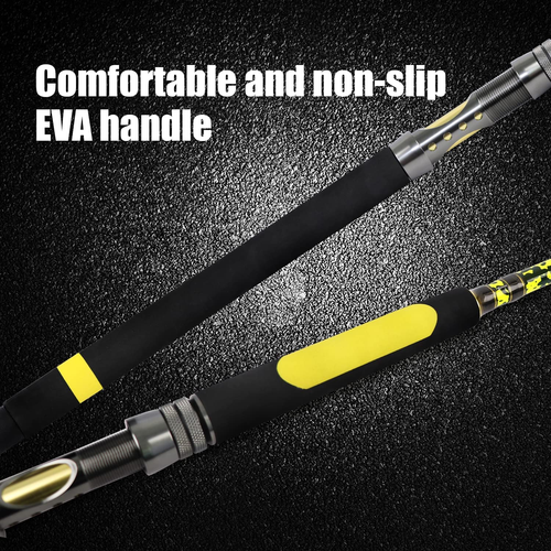 Catfish Rod 1Pc/2Pc Heavy Baitcaster Catfishing Fishing Pole 6'6