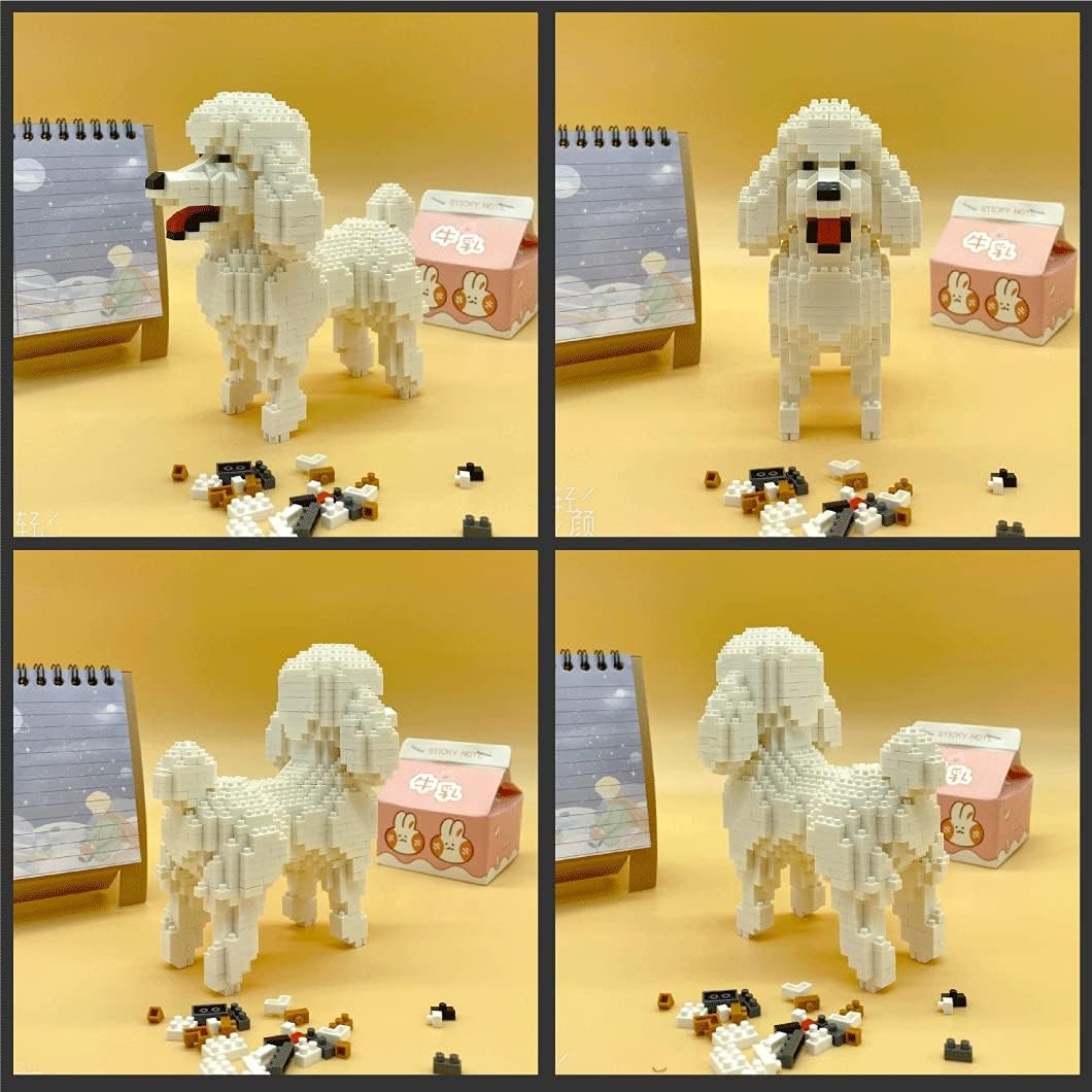 Nanoblocks Caniche : idée cadeau créative figurine de chien à assembler