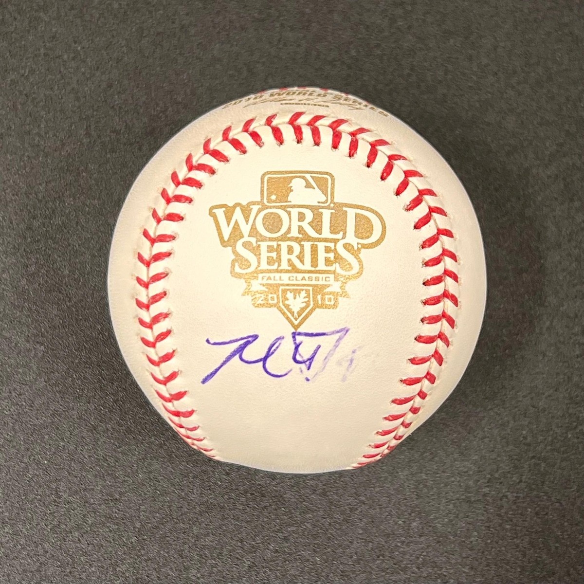 Madison Bumgarner signed 2014 World Series baseball PSA/DNA San