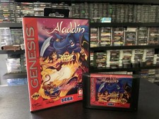 Disney  s Aladdin - Sega Genesis Video Game - Cart And Box Only