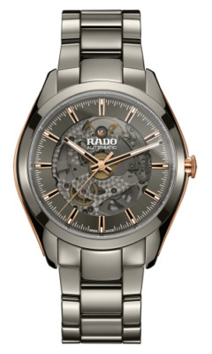 New Rado HyperChrome Automatic Open Heart Grey Dial Men's Watch R32021102  