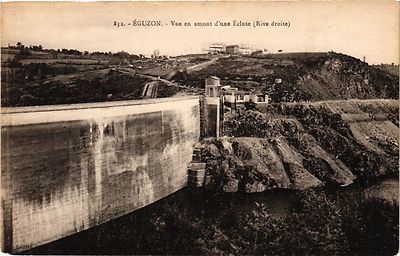 CPA ÉGUZON - Blick auf eine Schleuse (rechtes Ufer) (167668)