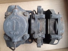 E Type Jaguar RACING Brakes , Front , Dunlop 2 1/2" pistons and Brackets BIG