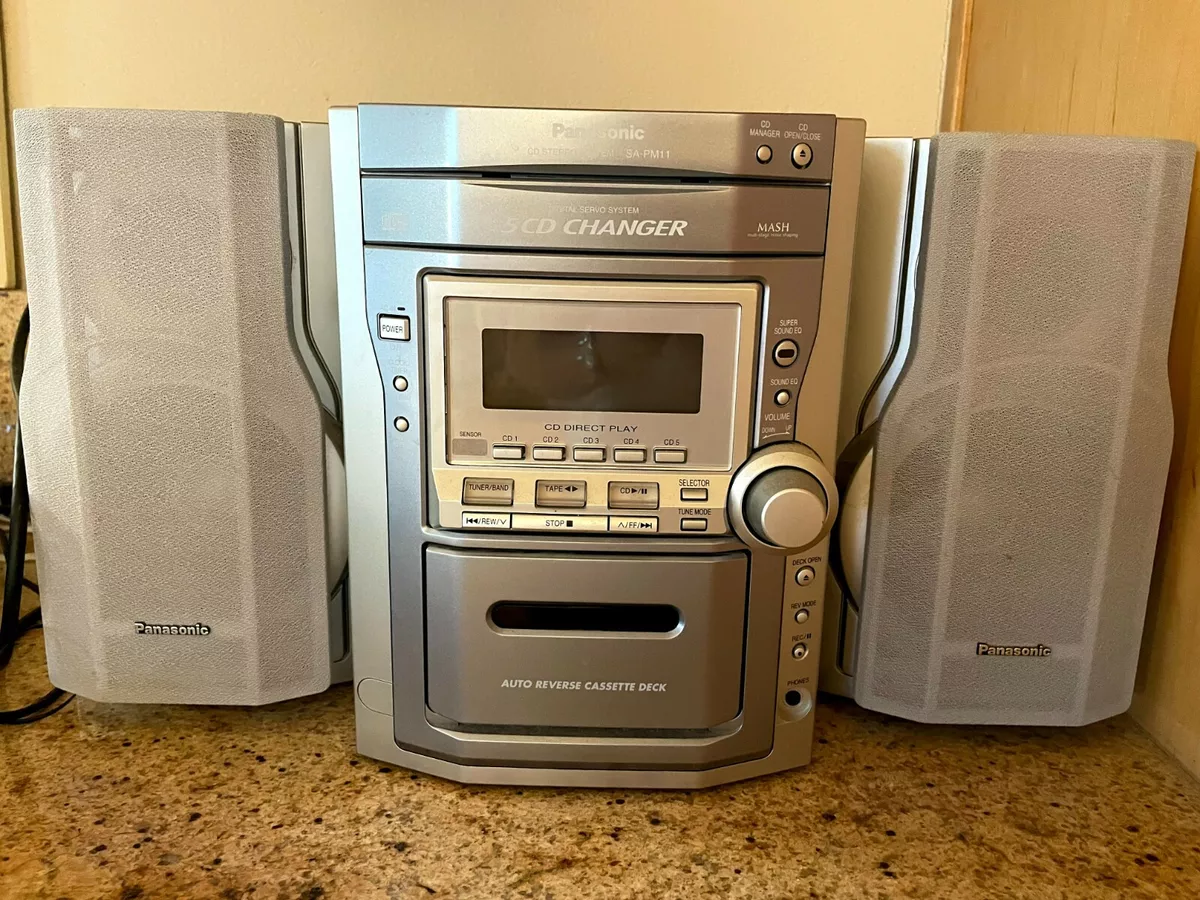 Panasonic 5 disc changer stereo system 2025