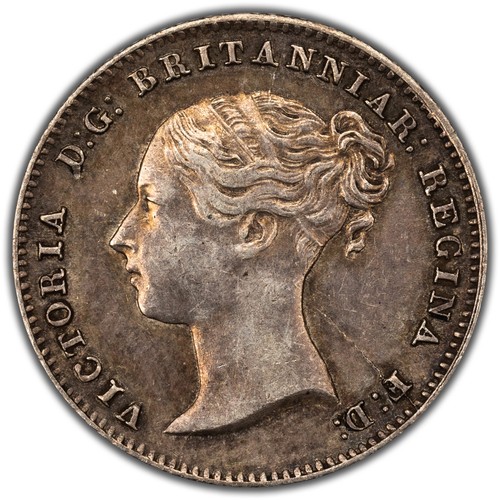 Great Britain 1838 4d Four Pence Silver Coin KM #731
