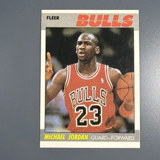 Fleer 1987 Michael Jordan #59 Chicago Bulls Basketball Card NBA 