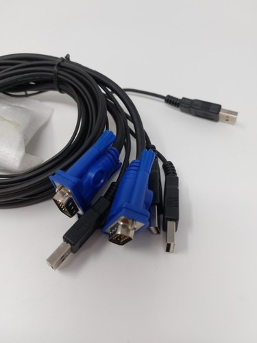 Rosewill 2 Port USB KVM Switch RKV-2UC USB Cable and Switch Remote No Box - Picture 5 of 6