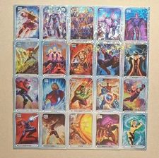 2024 Marvel Masterpieces Nahuel Grego Holofoil Crackle Full Set #1-20 Hulk