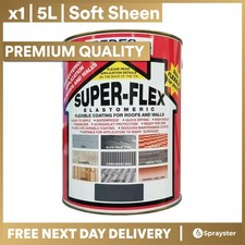 Bedec Silver 5L SuperFlex Elastomeric Soft-Sheen Solar Reflect Roof Wall Coating