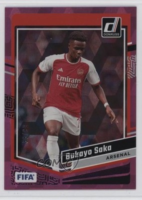 2023-24 Panini Donruss FIFA Pink Cubic 36/99 Bukayo Saka #72 1f60