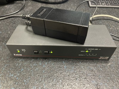 Pre-owned Extron SW USB Series SW2 Two & Four USB Switcher.