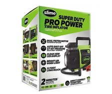 Brand New Slime Super Duty Pro Power Tire Inflator Pump 2 Min Flat To Full 40083