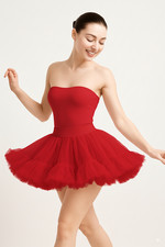 Malco Modes Halloween Tutu Skirt for Women  5 Layer Puffy Crinoline, Costume