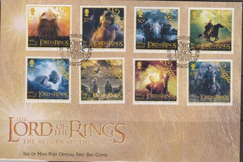 GB ISLE of MAN 2003 The Lord of the Rings/Return of the King/Film SG 1116/23 FDC