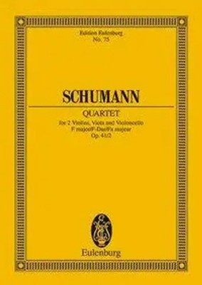 String Quartet In F Major Op. 41 No. 2 | Robert Schumann | Deutsch | Taschenbuch