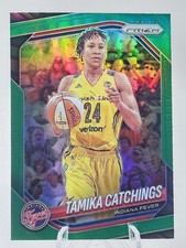 Tamika Catchings 2025 Prizm WNBA Green Prizm #60 Indiana Fever