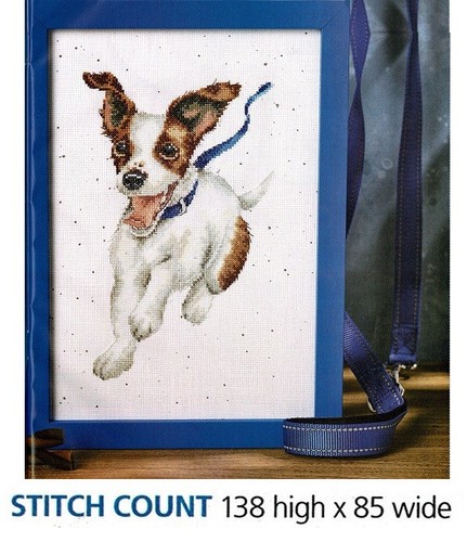 DOG CROSS STITCH PATTERN ONLY EQ PAU