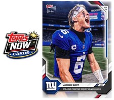 2026 Topps Now NFL #16 Jaxson Dart New York Giants - PRESALE