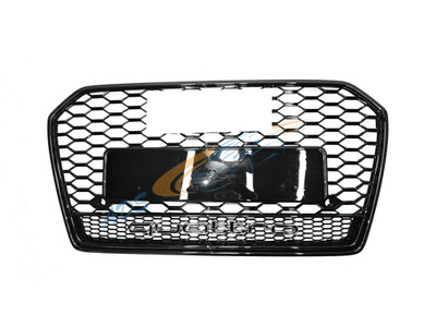 Audi A6 C7 2014 - 2018 Kühlergrill RS6 Look Schwarz Quattro