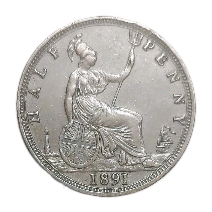 1891 Year UK Half Pennies | Updated Oct 2026
