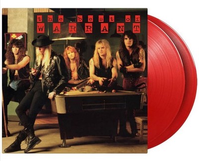 WARRANT - THE BEST OF WARRANT, RED vinyl 2LP, 1500 COPIES! 1ST TIME ON VINYL!