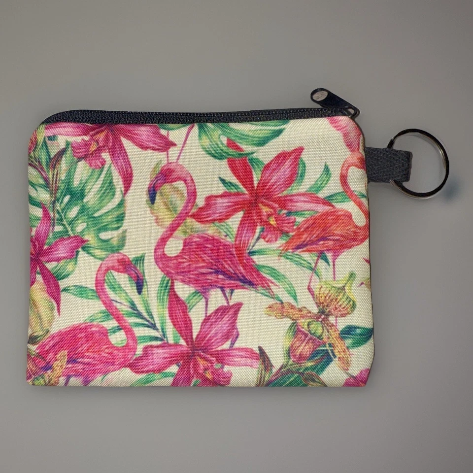 Pulsera Apilable Flamenco Rosa Piedra Natural con Llavero Gratis Monedero Foto 4 de 4