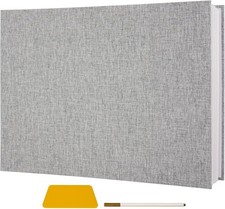 Extra Large Adhesive Photo Album for 11" x 14" Photos Gray , Art Portfolio B...