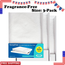 PetSafe ScoopFree Disposable Crystal Cat Litter Tray Refill 3 Pack Unscented