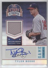 2015 Stars and Stripes Longevity Holofoil Signatures 13/25 Tyler Beede Auto fl4