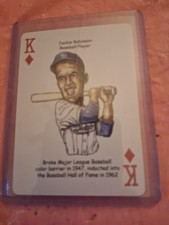 JACKIE ROBINSON HERO DECKS BLACK AMERICA KING OF DIAMONDS 