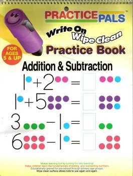 PRACTICE PALS: WRITE ON WIPE CLEAN PRACTICE BOOK (ADDITION By Greenbrier/