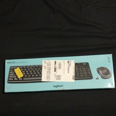 Logitech MK270 Wireless Keyboard and Mouse Combo Kit + USB dongle