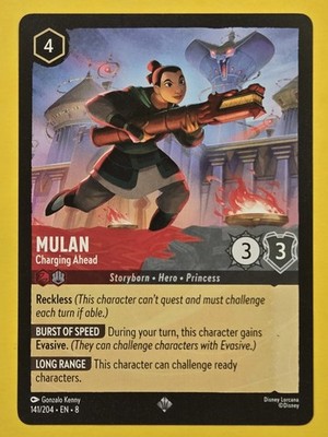 Mulan - Charging Ahead 141/204 Reign of Jafar Regular