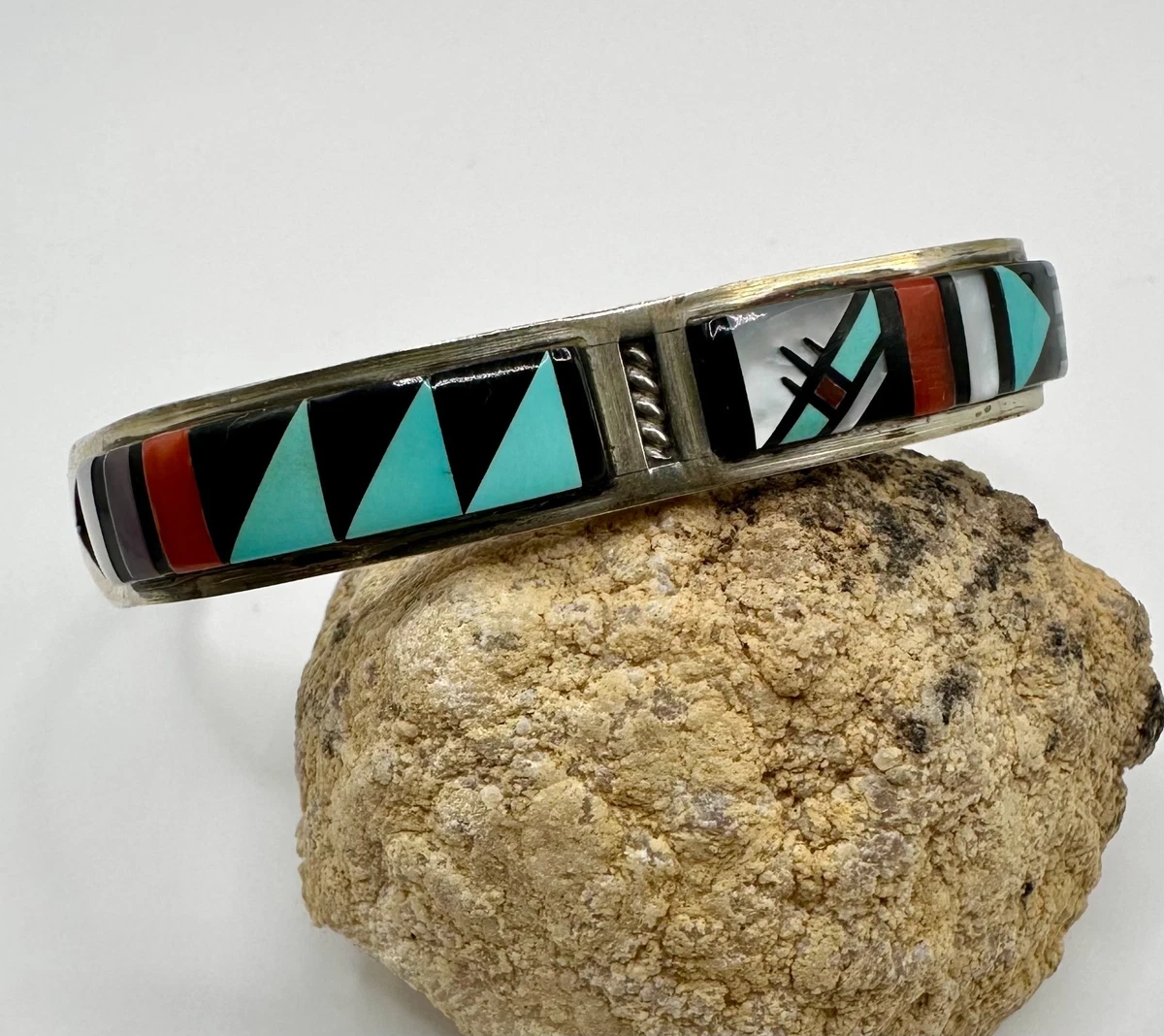 Vintage Zuni Inlay In Native American Bracelets for sale | eBay