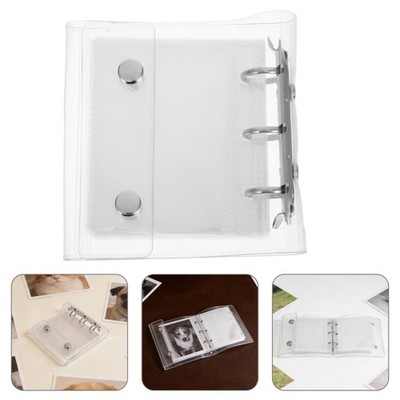 Binder Covers with Pockets Transparent Protector Loose Leaf Clear