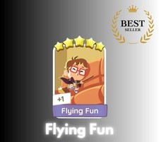 Flying Fun Monopoly go sticker 5 Star Harry Potter fast delivery
