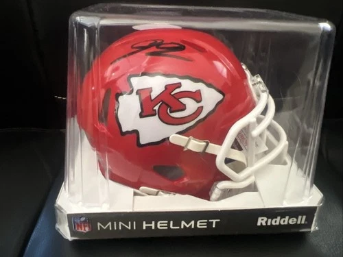 KANSAS CITY CHIEFS L'JARIUS SNEED AUTOGRAPHED SIGNED SPEED MINI HELMET JSA COA