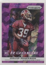 2013 Panini Prizm Rookie Purple Cracked Ice Prizm 1/40 David Amerson #224 a8x