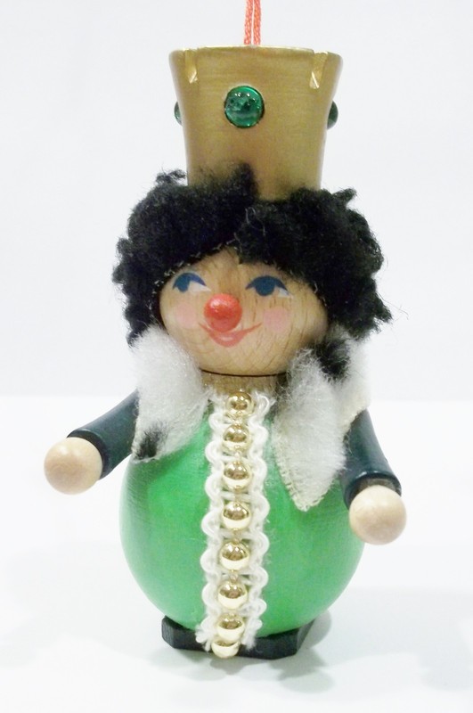 Steinbach Germany Princess Girl Jeweled Crown Wooden Wood Z 424 Vintage Ornament